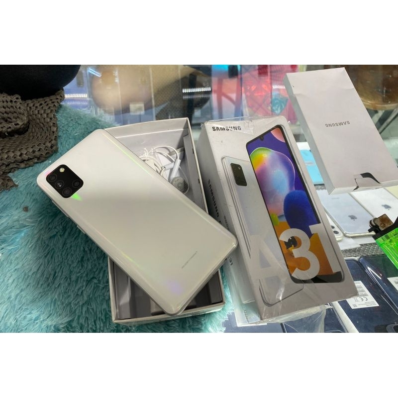 samsung A31 6/128gb 5000mah Fulset ori segel garansi