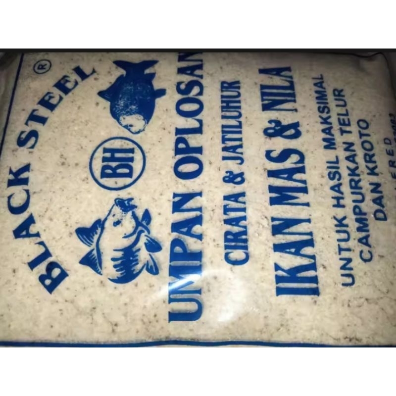Umpan Ikan Mas dan Nila Blacksteel Oplosan