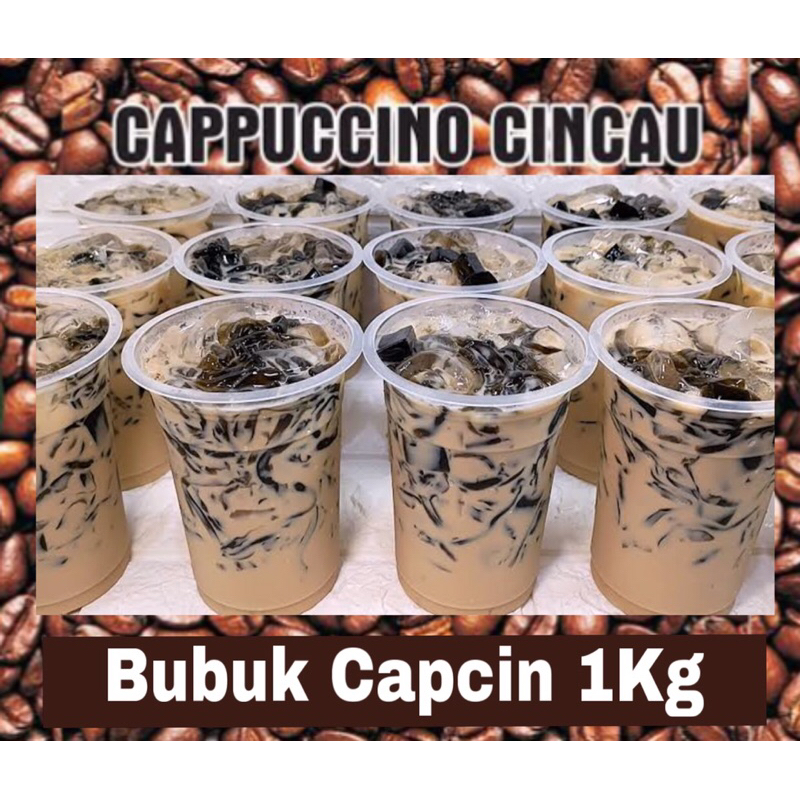 Bubuk Cappucino Cincau 1 Kg - Capcin Bubuk Minuman Cappuccino Cincau