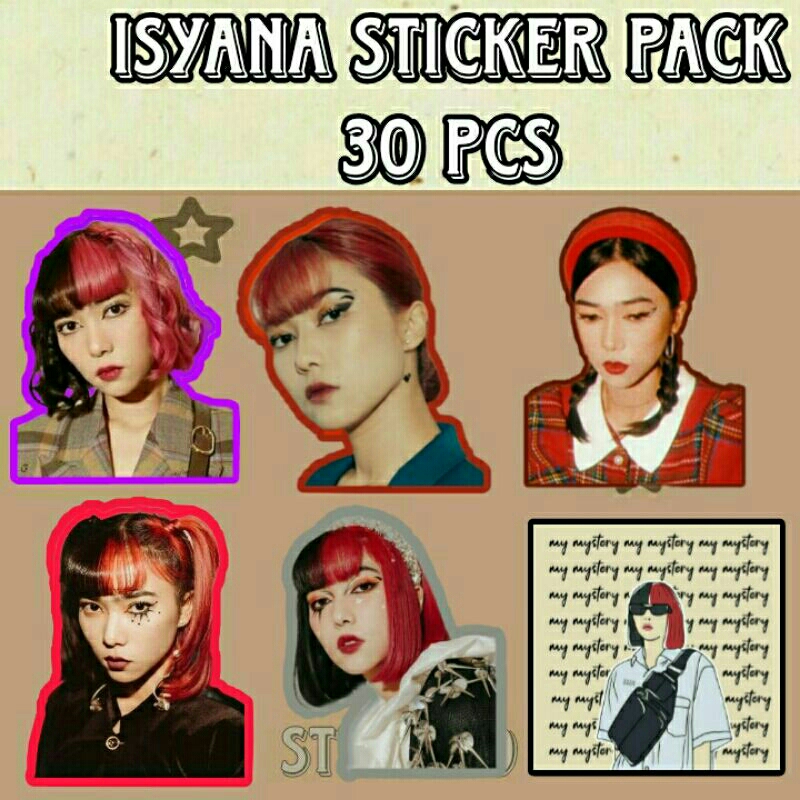 

[30PCS] STICKER ISYANA / ISYANATION ISI 30 STICKER