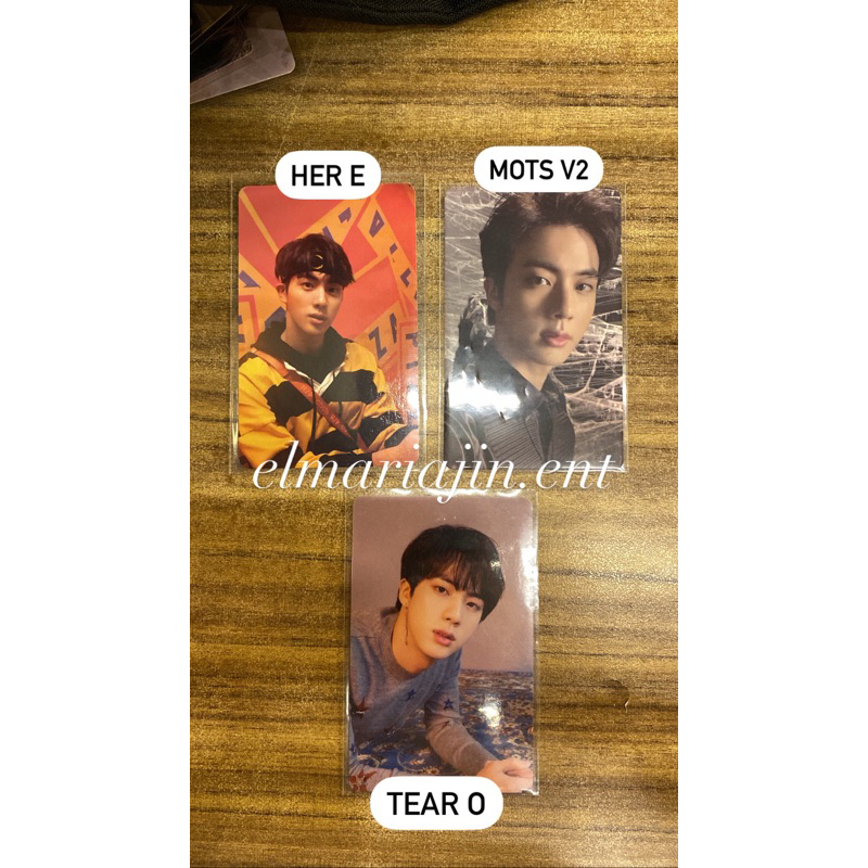 OFFICIAL PC JIN SEOKJIN HER E PIZZA / MOTS VERSION 2 / TEAR O MAUNG
