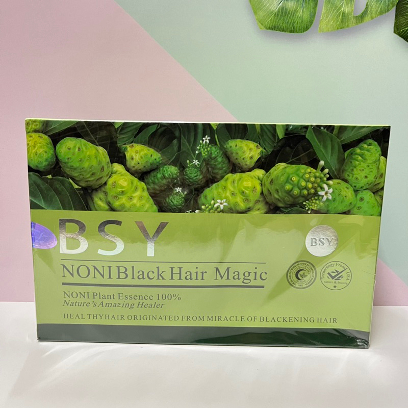 SHAMPO BSY NONI BLACK HAIR MAGIC// BSY NONI BLACK MAGIC IMPORT (PERBOK)