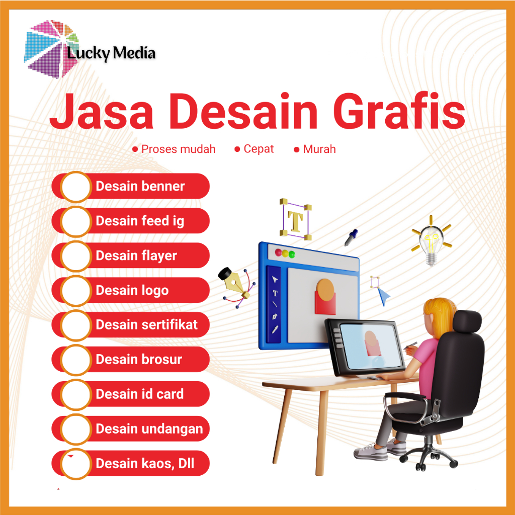 Jasa Desain Professional Design Spanduk Banner Poster Kartu Nama Logo Usaha