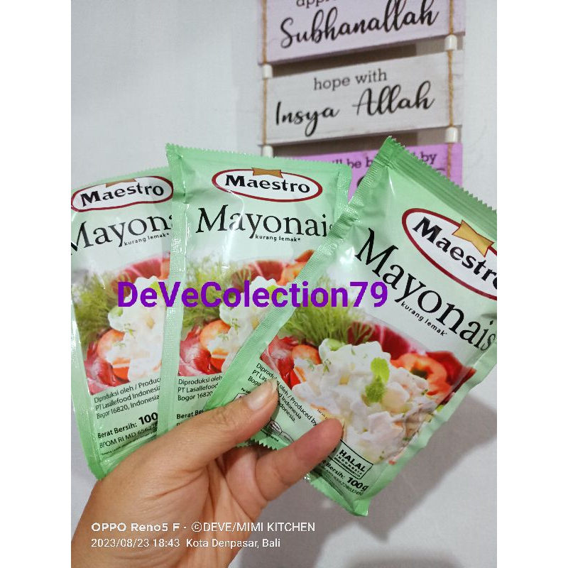 

Mayonaise Maestro 100gr