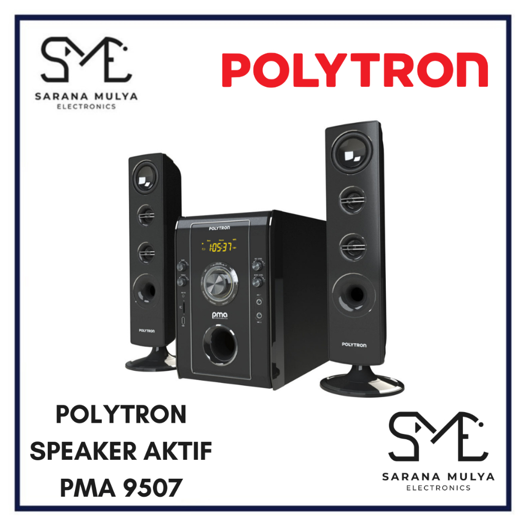 SPEAKER AKTIF POLYTRON PMA 9526 - ACTIVE SPEAKER BLUETOOTH CONNECTION