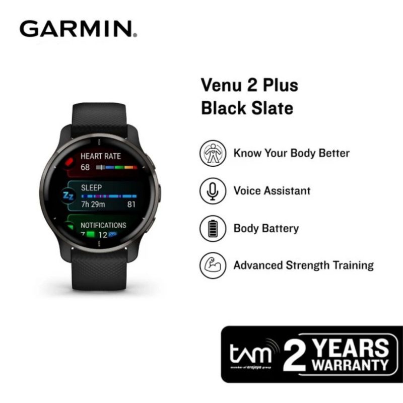 Garmin Venu 2 Plus Garansi Resmi