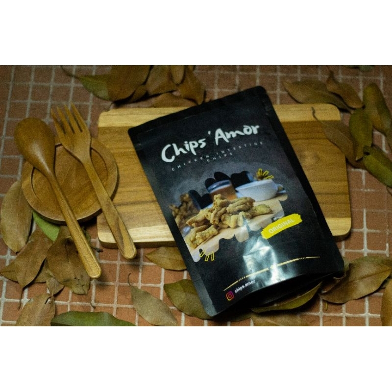 

Chips Amor Kripik Usus Ayam Original