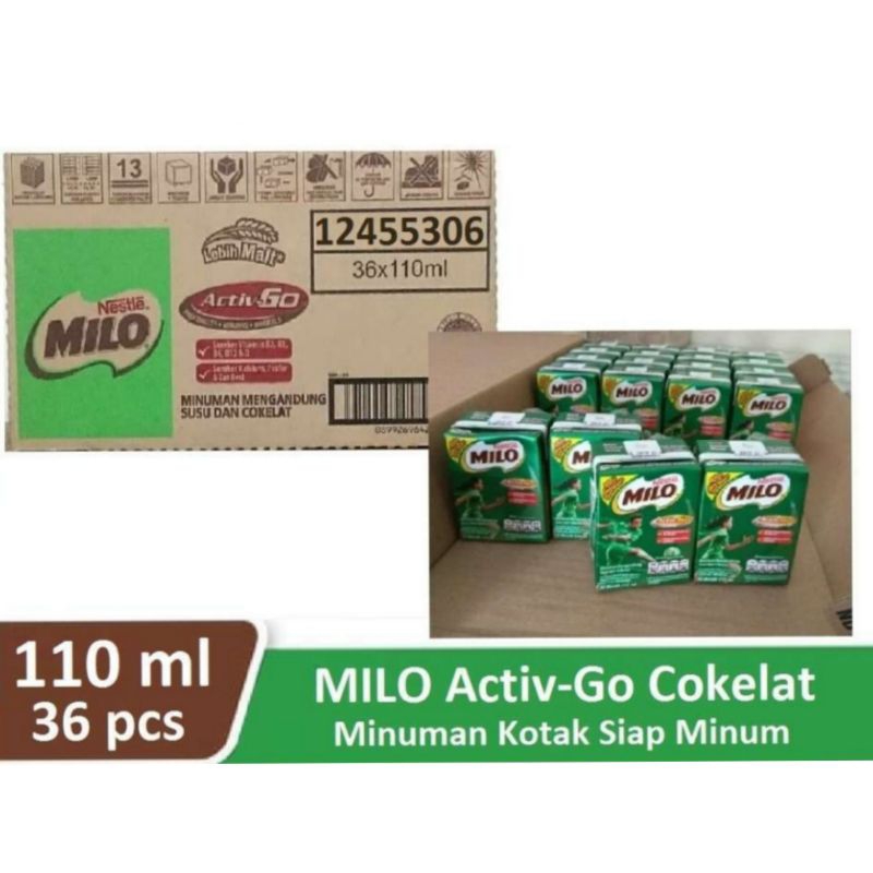 

Susu Kotak Milo ACTIVE GO UHT 110ml (1dus isi 36pack)