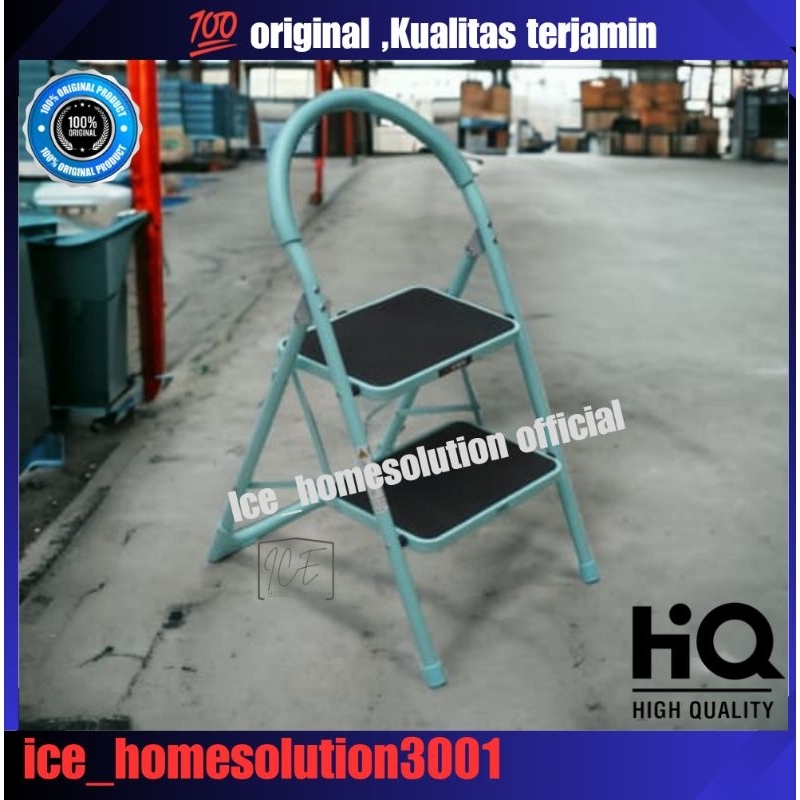 Fixsteps Tangga Lipat Aluminium Stool 2 Step - Biru/tangga/tangga lipat/tangga aluminium