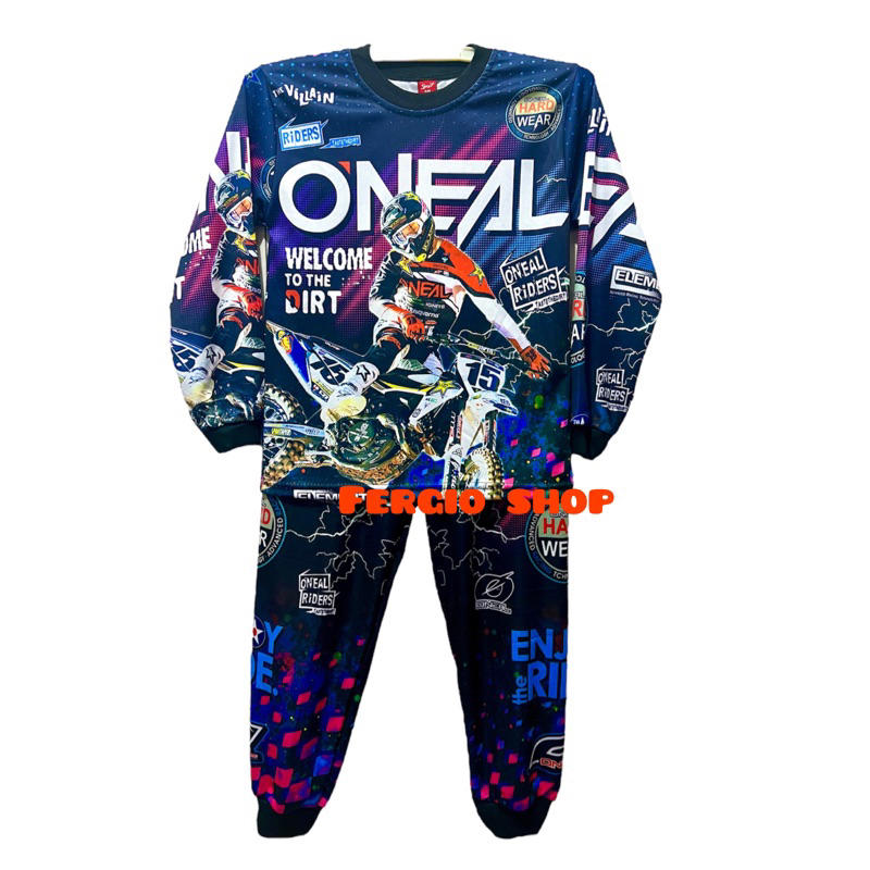 Jersey balap anak/ stelan baju balap anak/ stelan motorcross anak termurah/ jersey sepeda gunung ana
