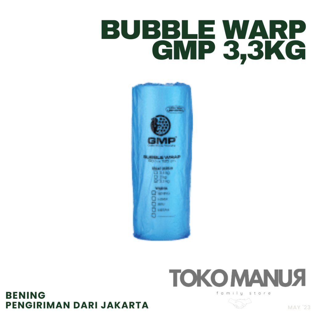 

BUBBLE WRAP GMP BENING 3,3KG 1 ROLL