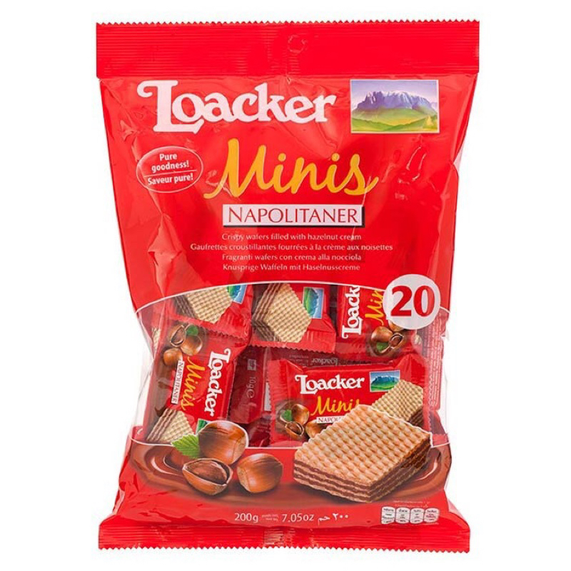 

Loacker minis napolitaner isi 20 bungkus