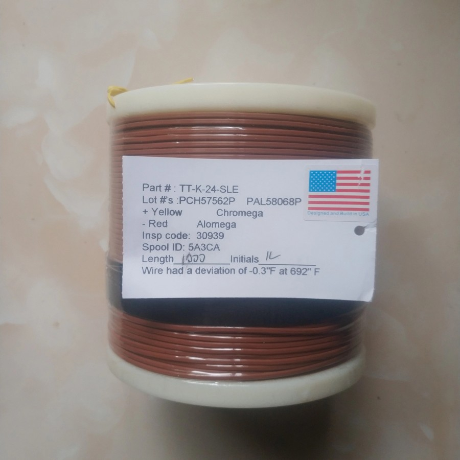 Omega Teflon K Type Thermocouple wire Sensor TT-K -36/30/24