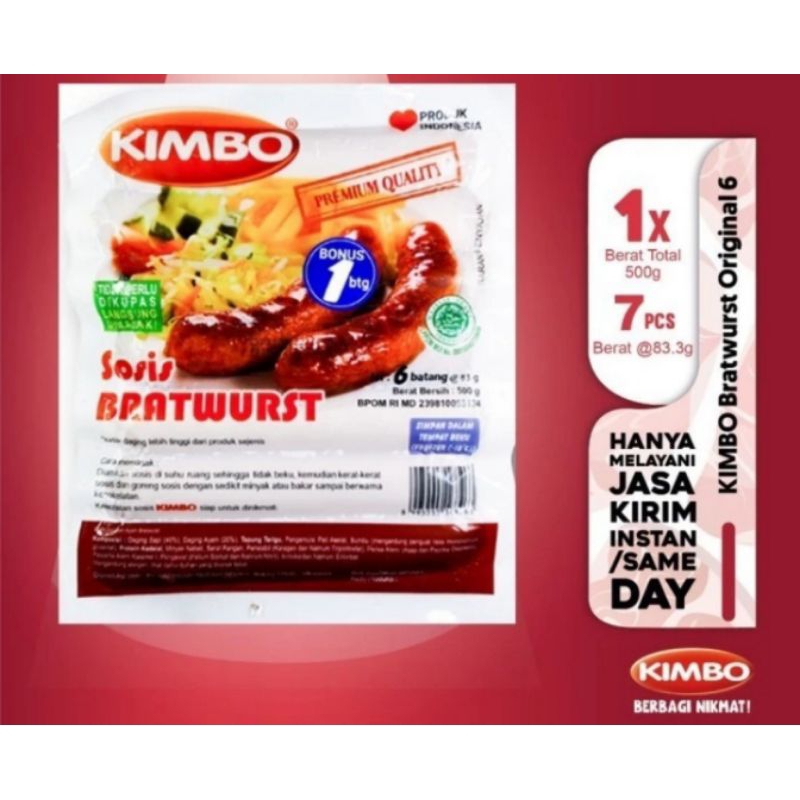 

Kimbo sosis bakar jumbo isi 6