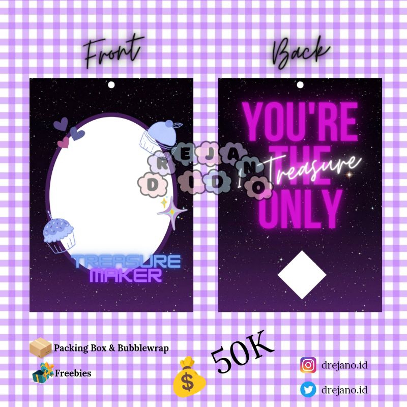 Photocard Holder Acrylic Treasure