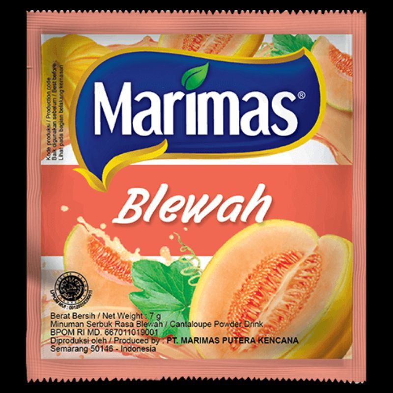 

Mouseman - MARIMAS Blewah Minuman Serbuk Rasa Blewah 7gr 1 PCS