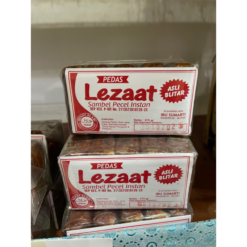 

bumbu pecel instant isi 5 pedas
