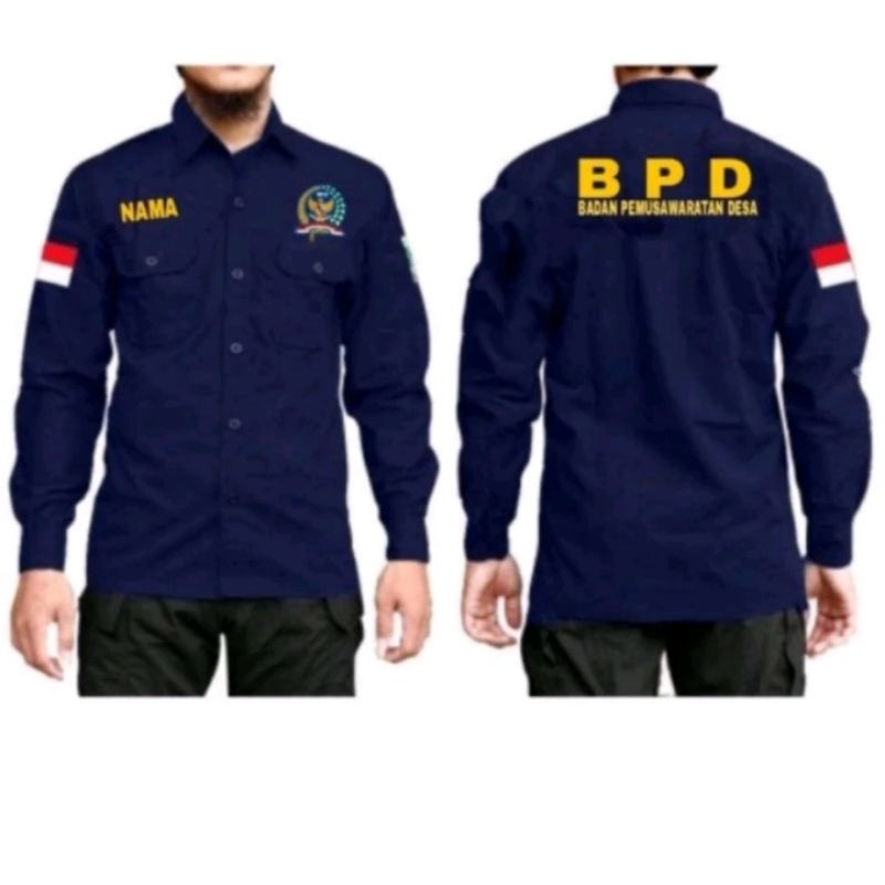 kemeja bpd baju badan permusyawaratan desa