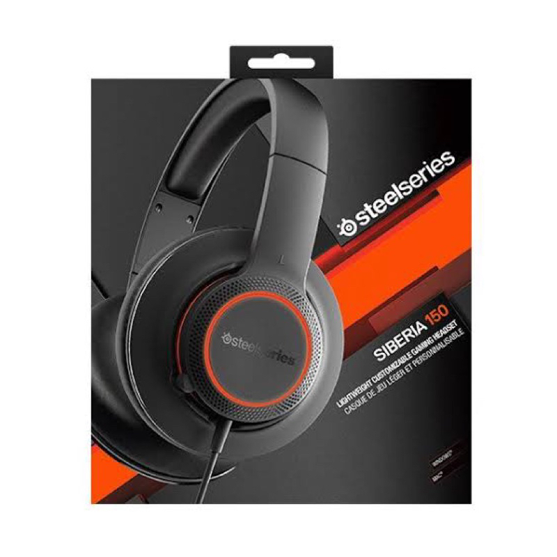 Headphone Headset Gaming SteelSeries Siberia 150 Black USB SECOND