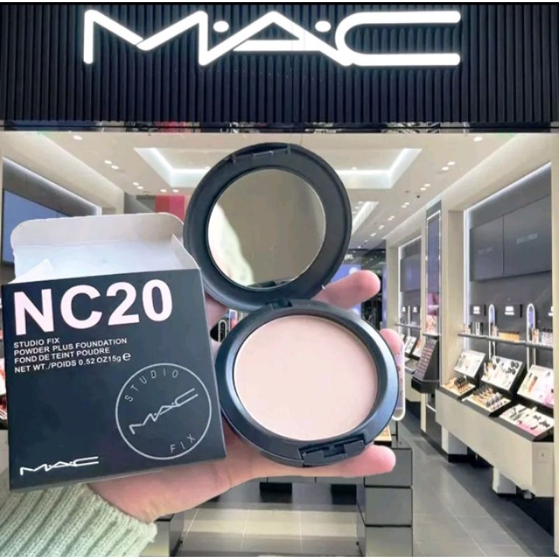 Mac Compact Studio Fix Powder Plus Poundation 15 gram Bedak Padat