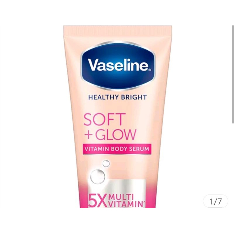 vaseline soft+glow 180ml