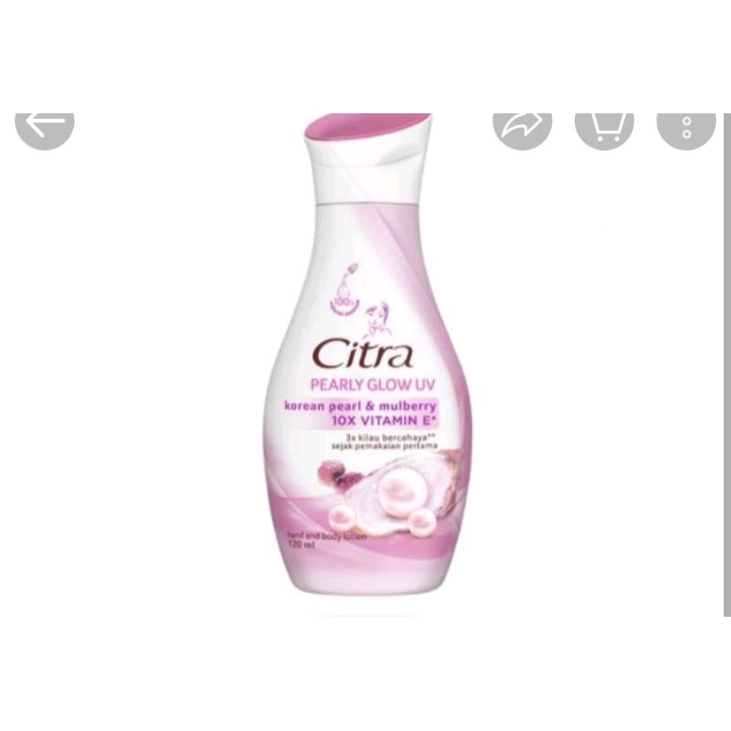CITRA PEARLY GLOW UV 120ml