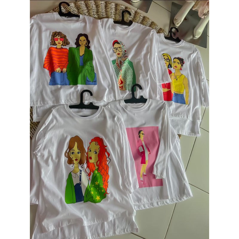 atasan combad ld 120 putih sablon diskon super murah