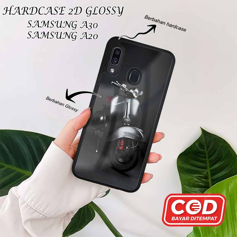 Case Samsung A30 Samsung A20 Casing Hardcase Glossy 2D Terbaru Silikon Hardcase Case terlaris Hardca