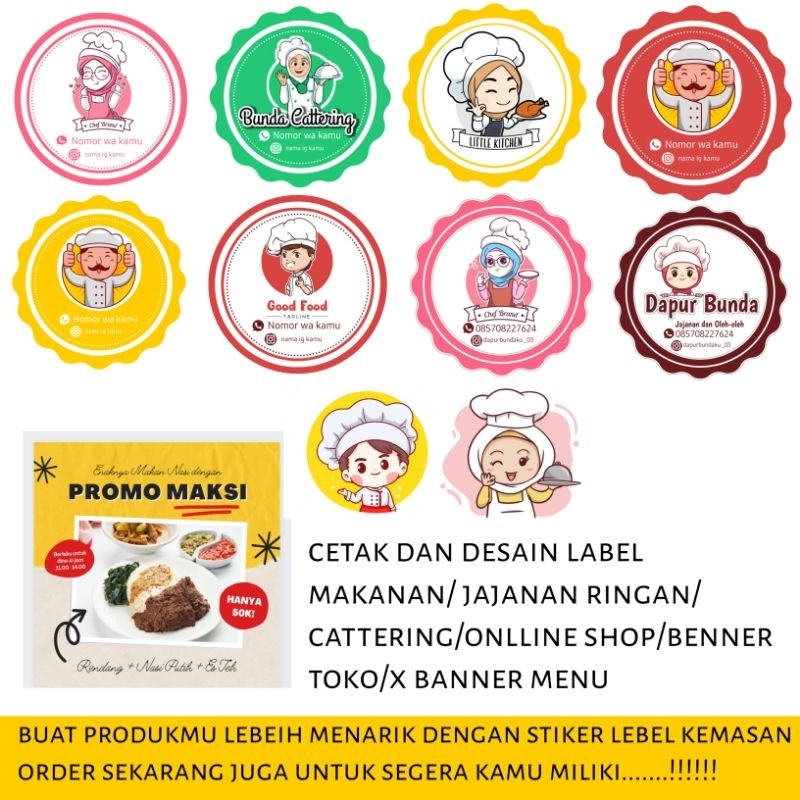 

Desain/Label/Cattering/kemasan/tabelmenu/Bennerwarung