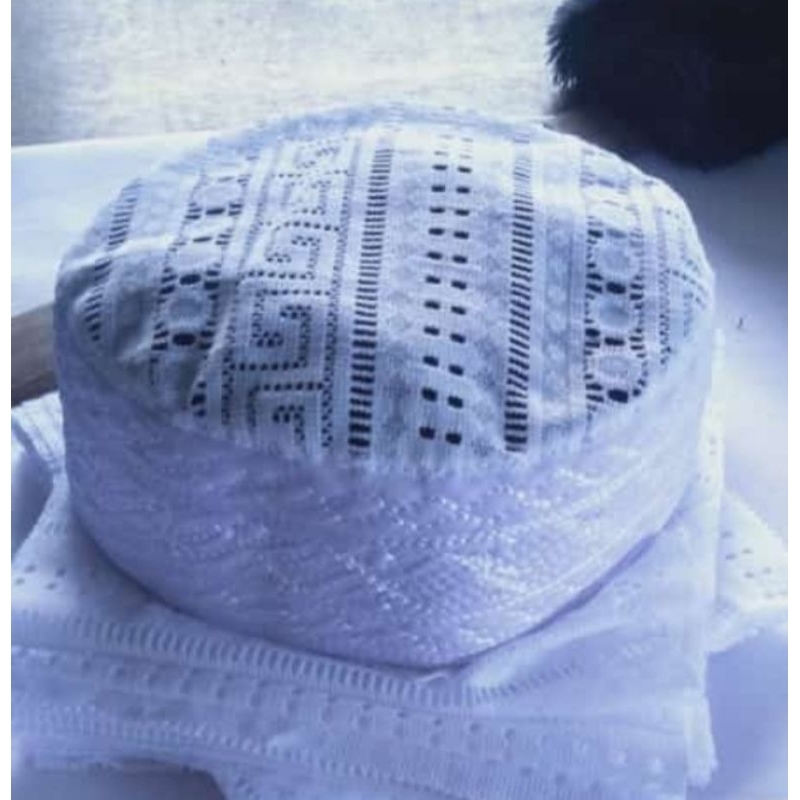 PECI SONGKOK KOPIYAH MADINAH JARING MOTIF / PECI