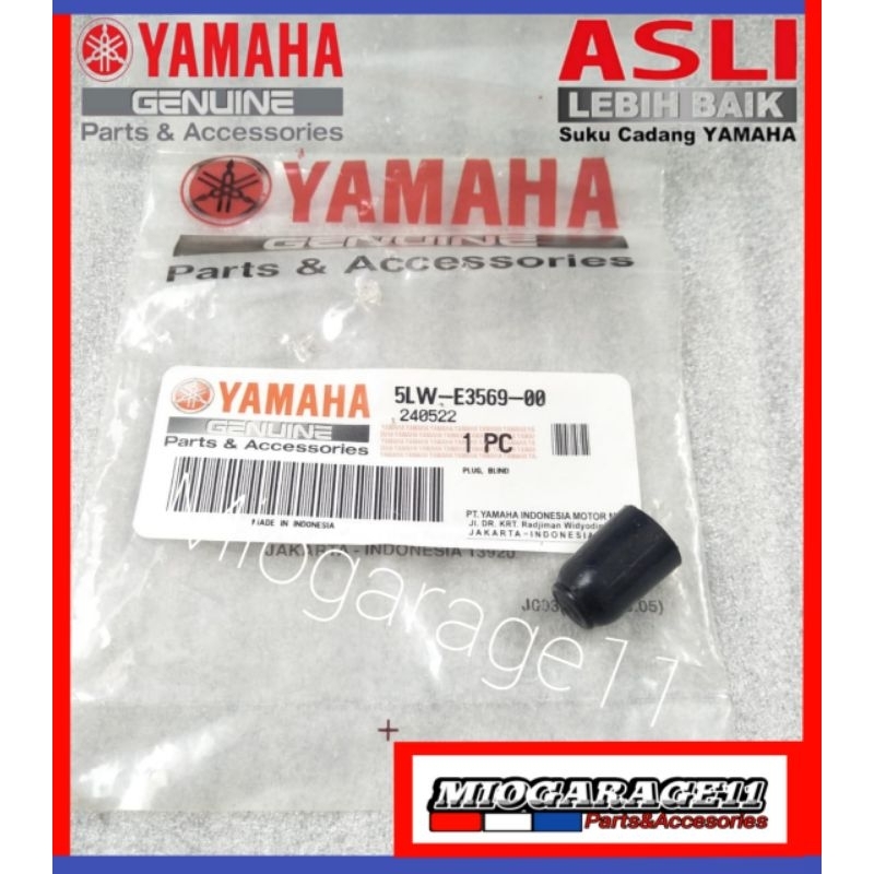 Plug Blind Karet Penahan Karet Cover Mesin Blok HEAD/SEHER Mio Sporty Mio Soul Fino Nouvo Original Y