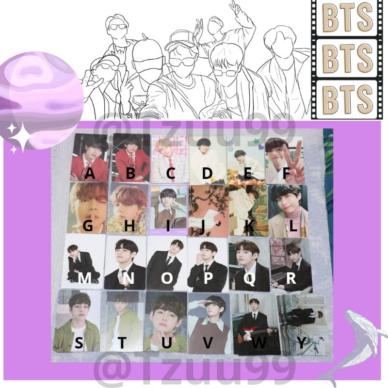 WTS Photocard PC MPC Official BTS Taehyung