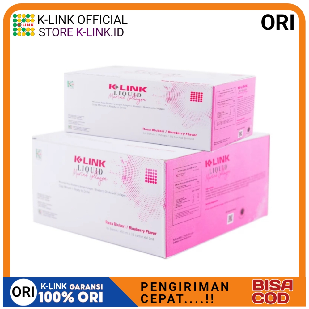 OFFICIAL STORE KOLAGEN K-LINK ORIGINAL LIQUID MARINE COLLAGEN 100%