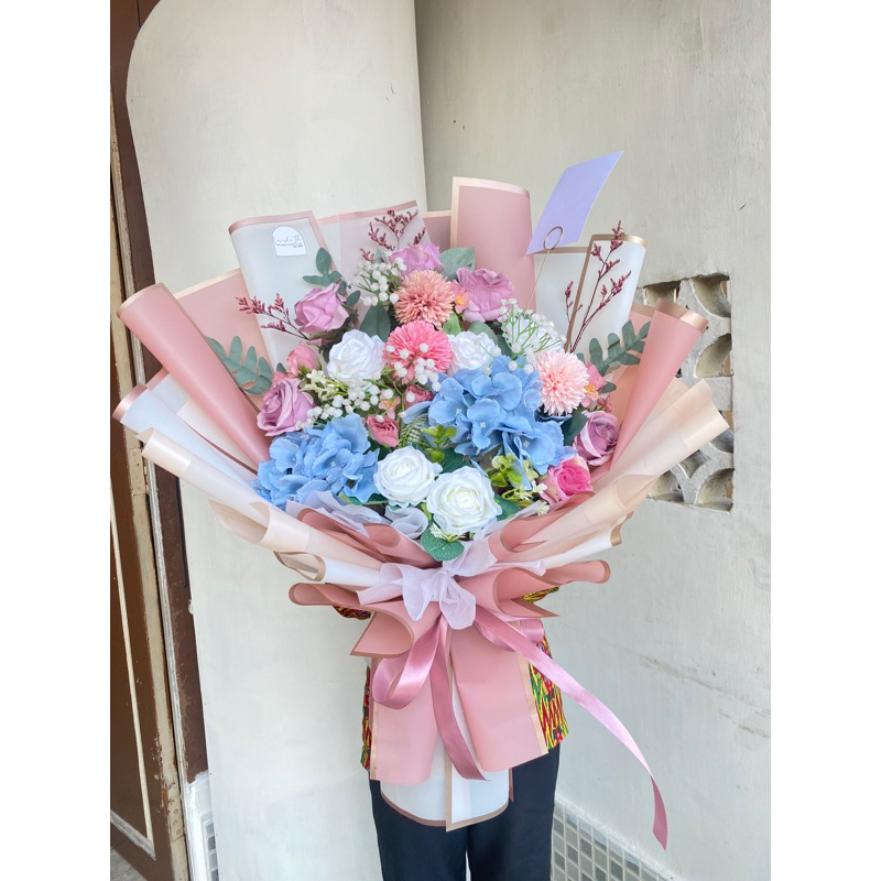 BUKET BUNGA PALSU PREMIUM