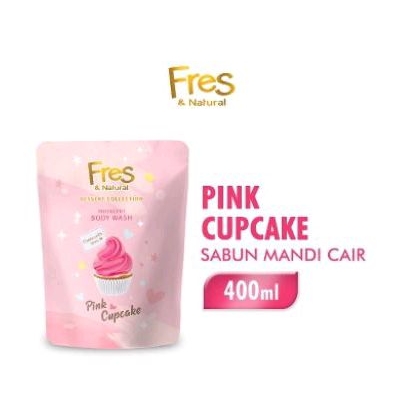 Fres pink cupcake sabun cair 400ml
