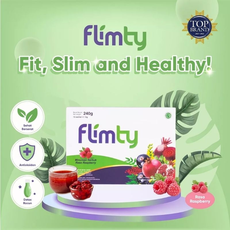 

Flimty Fiber - 1 Box (Isi 16 Sachet) Antioksidan