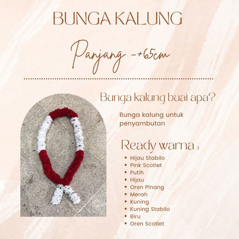 BUNGA KALUNG PENYAMBUTAN