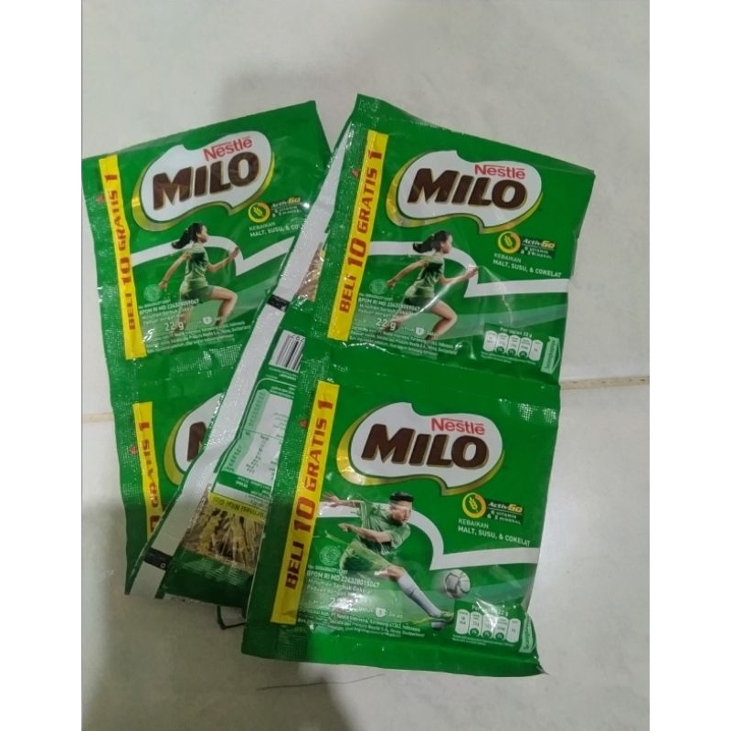 

NESTLE MILO BUBUK SASET ISI 10PC + 1PC