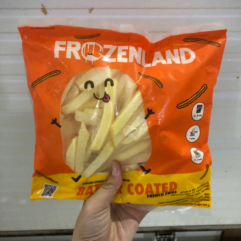 

Frozenland Kentang Batter Coated 500gr