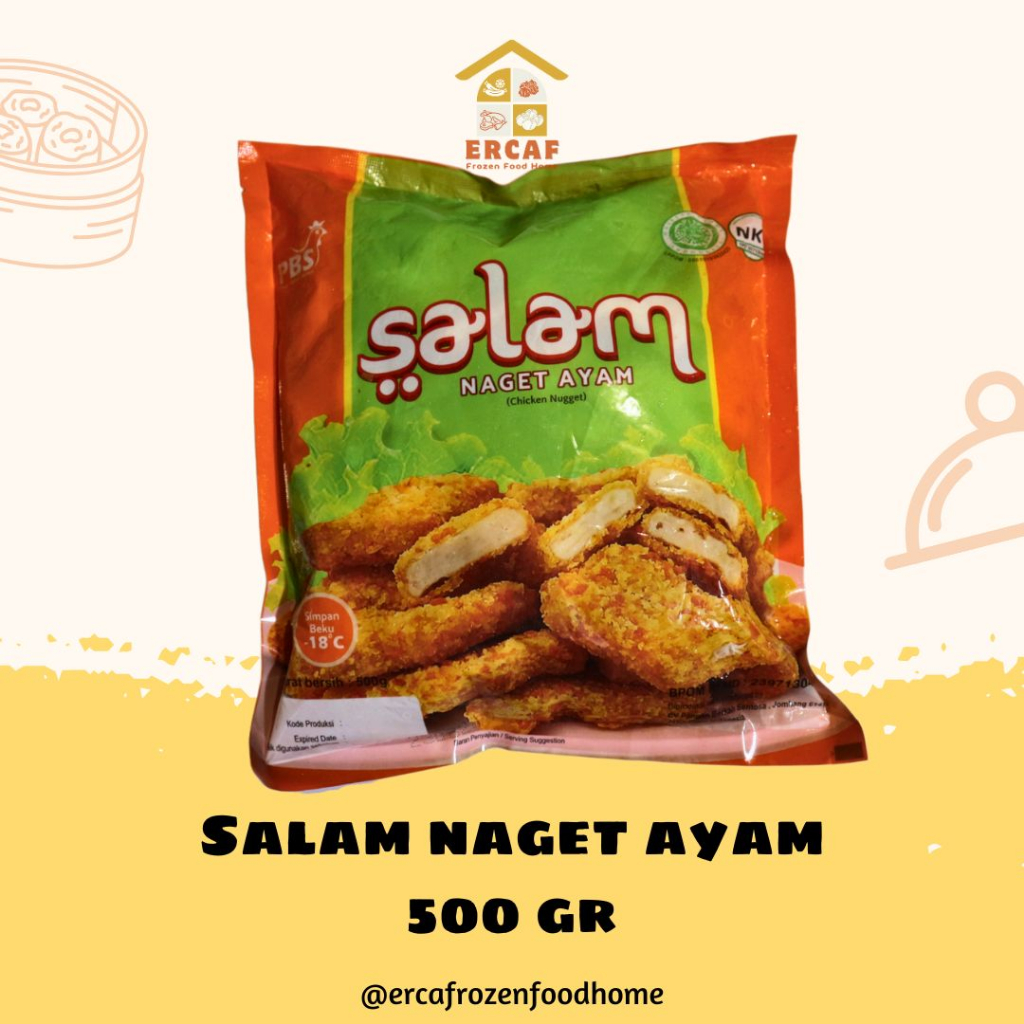 

SALAM NUGGET AYAM 500 GR