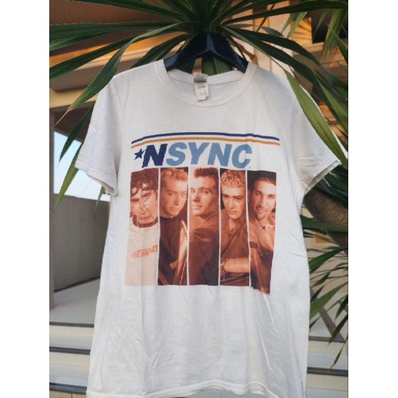 t shirt nsync official kaos band nsync