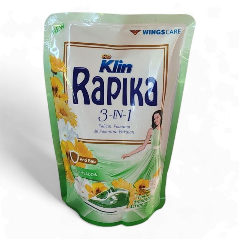 Rapika 3in1 | Rapika 3in1 Green Meadow | Soklin Rapika hijau | Rapika parfum setrika