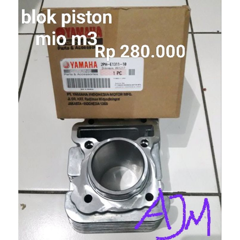 blok piston 2ph yamaha mio m3 asli original