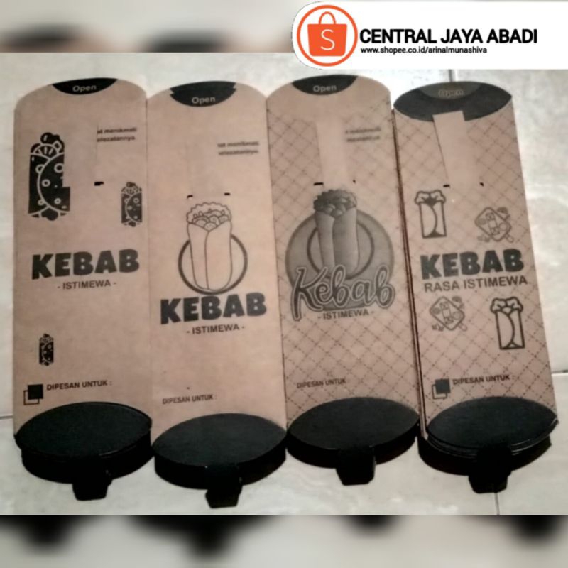 

500 LEMBAR KERTAS KEBAB TARIKAN UKURAN 24 × 9,2 CM KARTON HIGH QUALITY TEBAL PRODUK TERBARU | KOTAK KEBAB KEKINIAN | DUS KEBAB VIRAL SHOPEE| KEMASAN KEBAB | BOX KEBAB 500 PCS MURAH | CENTRAL JAYA ABADI 25 | ARINA SHIVA GROUP 7243