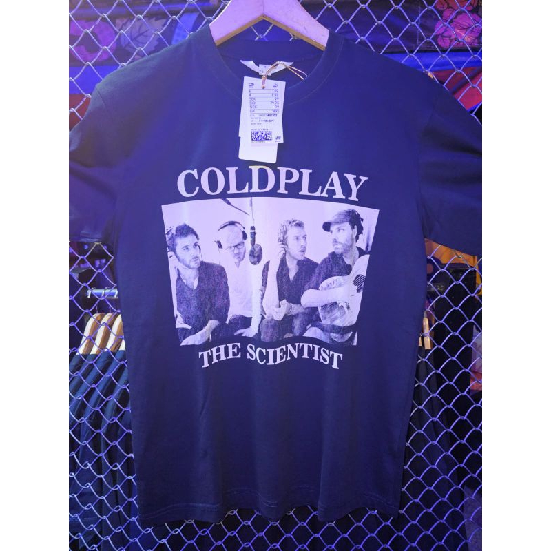 T-Shirt Band Original H&M Coldplay The Scientist