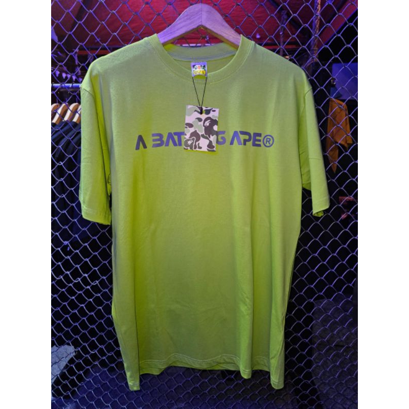 T-Shirt Defect Original A Bathing Ape Stabillo Green L