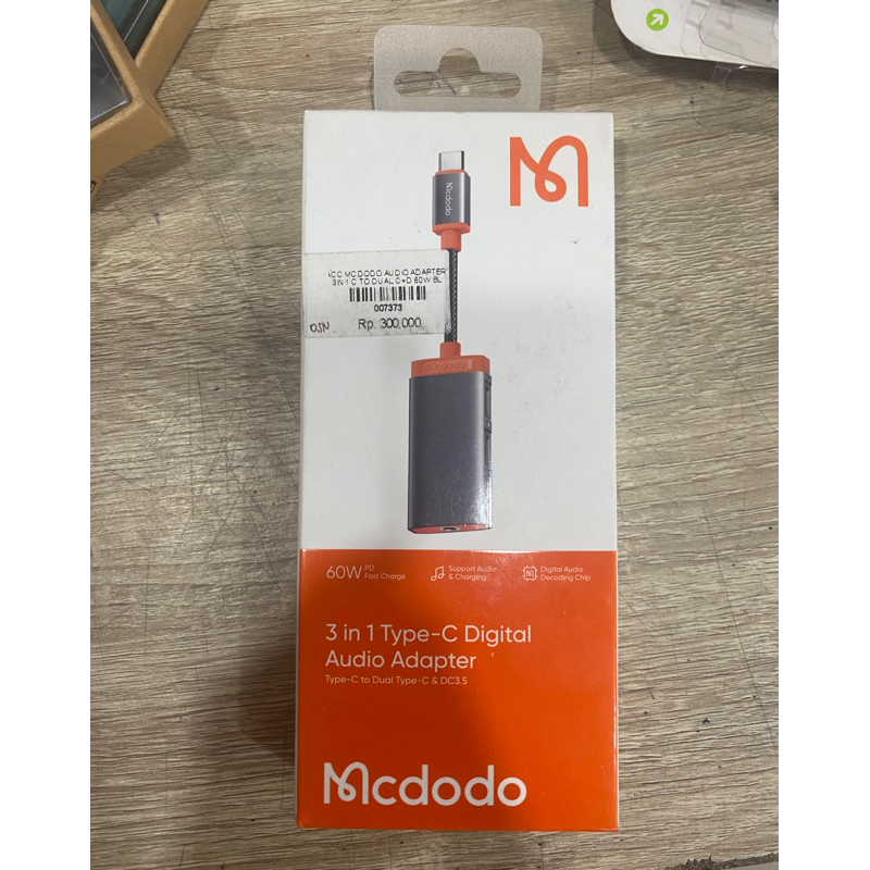 Mcdodo Audio Adapter 3in1 Type C