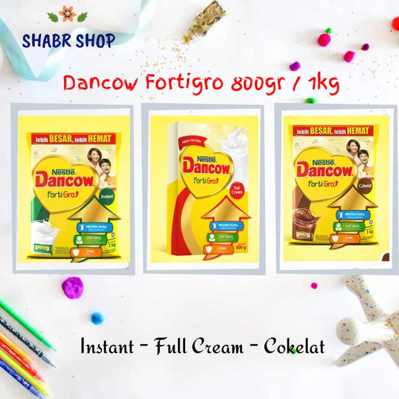 

Dancow Fortigro Coklat / Instan / Full Cream 780gr / 1000gr Kemasan Pouch / Box