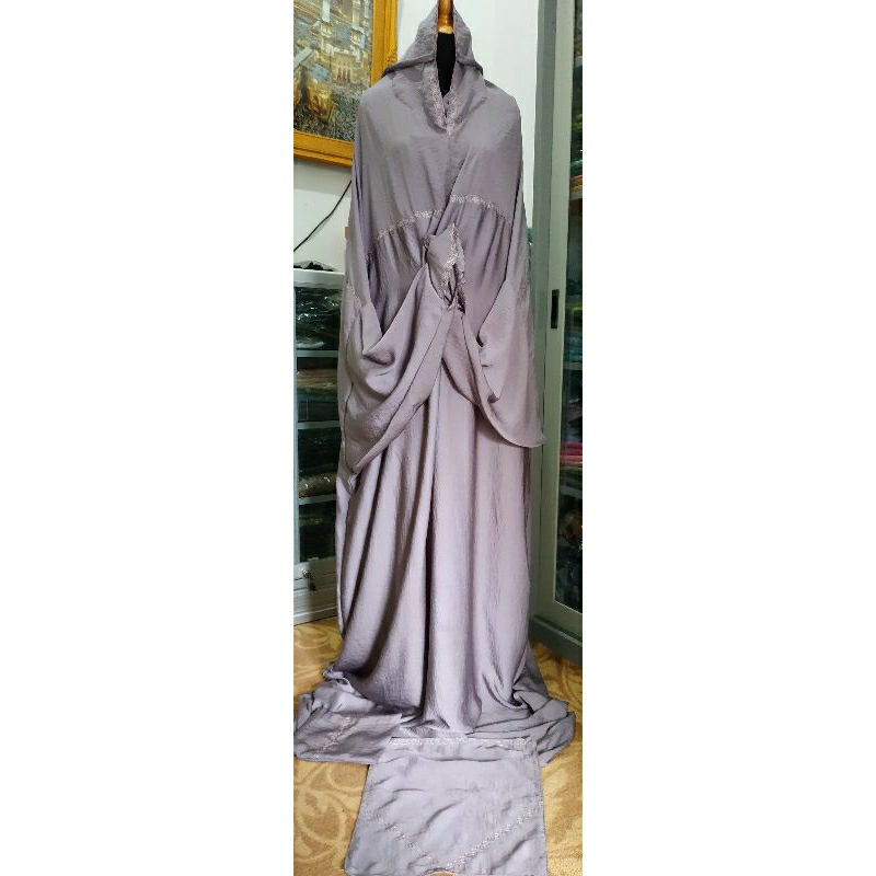 Mukena Terusan Zara Premium Silk