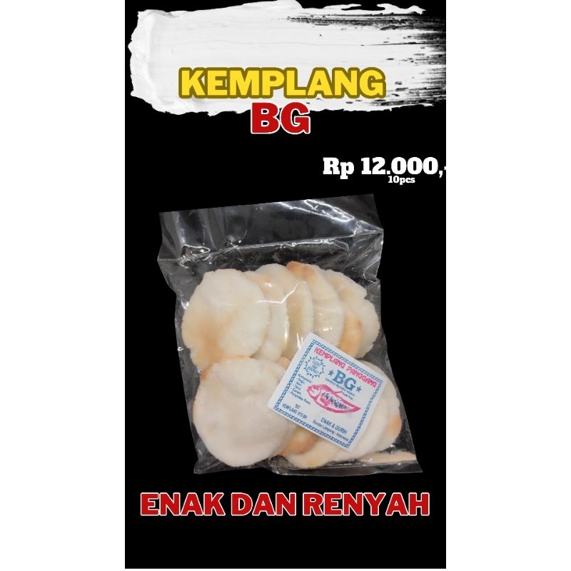 

Kemplang BG Isi 10pcs | Rasa ikan | Makanan Khas Lampung